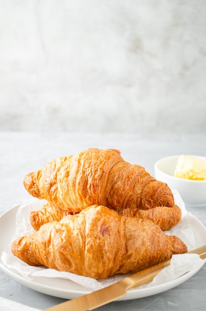 croissants on a plate