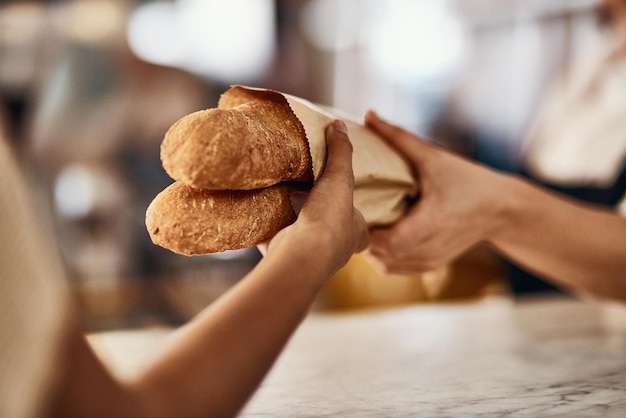 Cropped hand of woman holding cookies