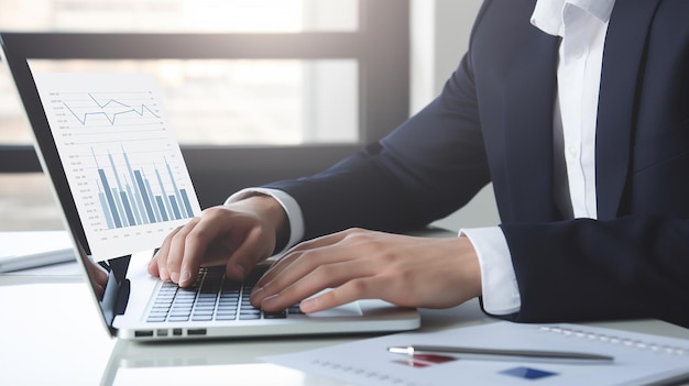 Cropped photo of businessman analyzing business dial