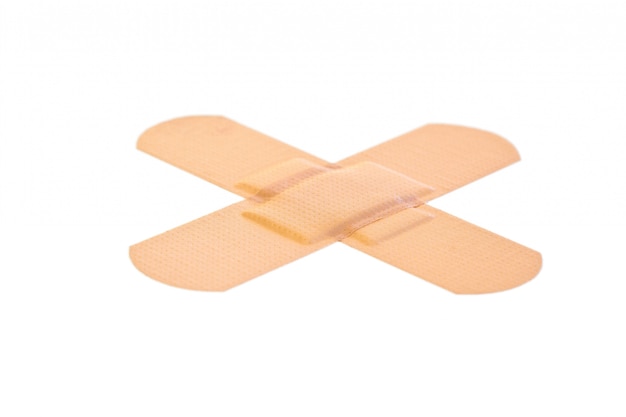 Photo cross-shaped band-aid