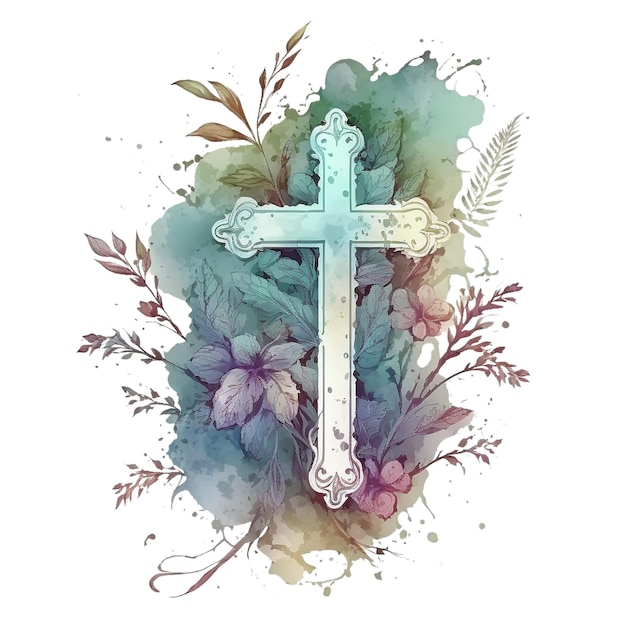 Cross watercolor 19