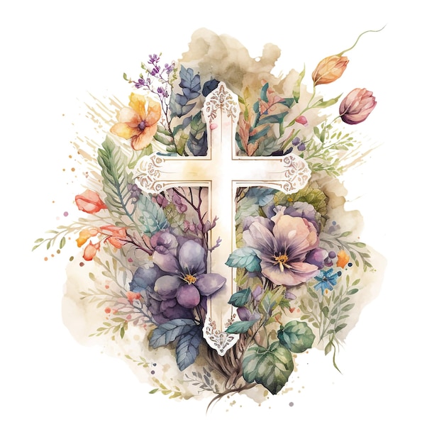 Cross watercolor 27