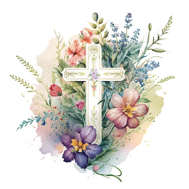 Cross watercolor 38