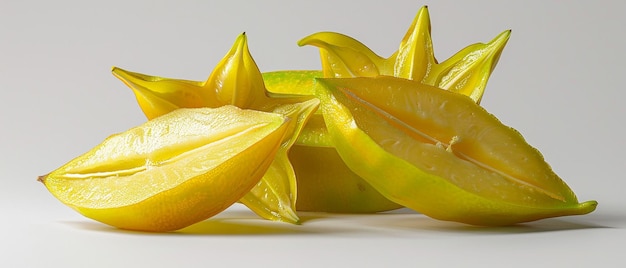 CrossSection of a Starfruit Displaying Its Star Shape