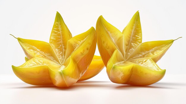 CrossSection of a Starfruit Displaying Its Star Shape