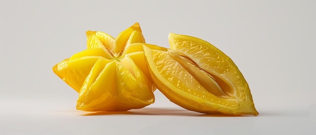 CrossSection of a Starfruit Displaying Its Star Shape