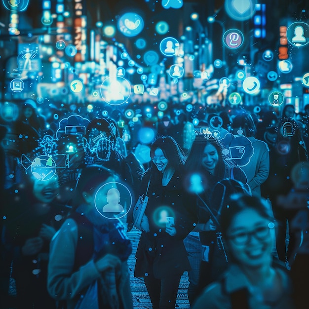 a crowd of people are walking down a street with the word quot on it