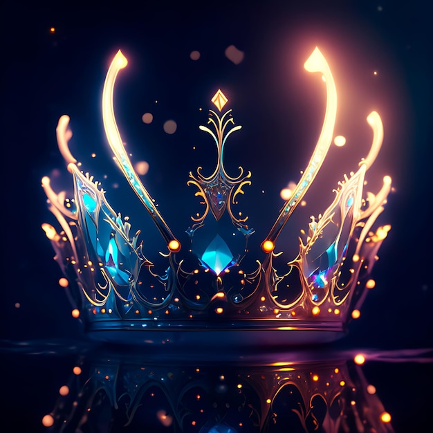 Crown design illustration