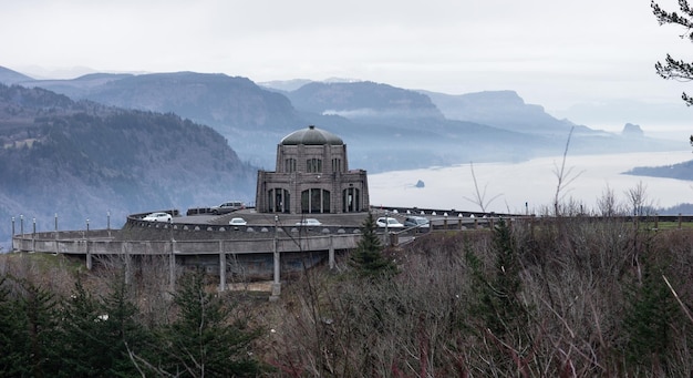 Crown Point Scenic Corridor Vista House and the Columbia River Gorge