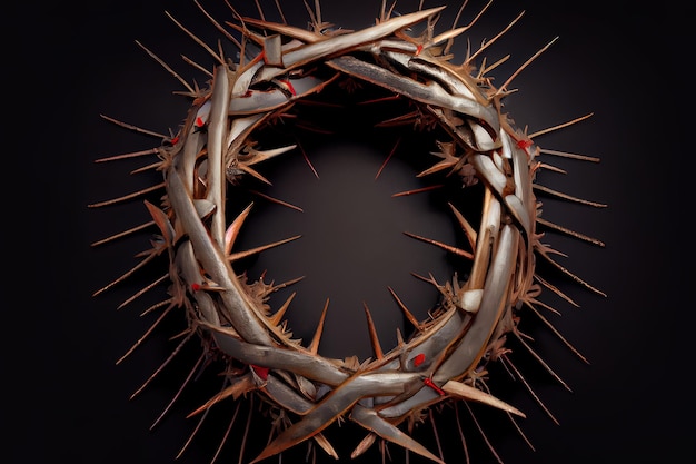 Crown of thorns and nails