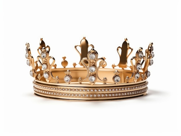 Crown on a white background