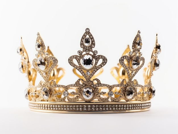 Crown on a white background