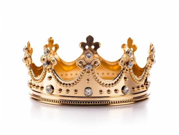 Crown on a white background