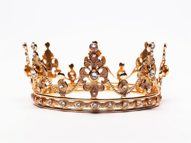 Crown on a white background