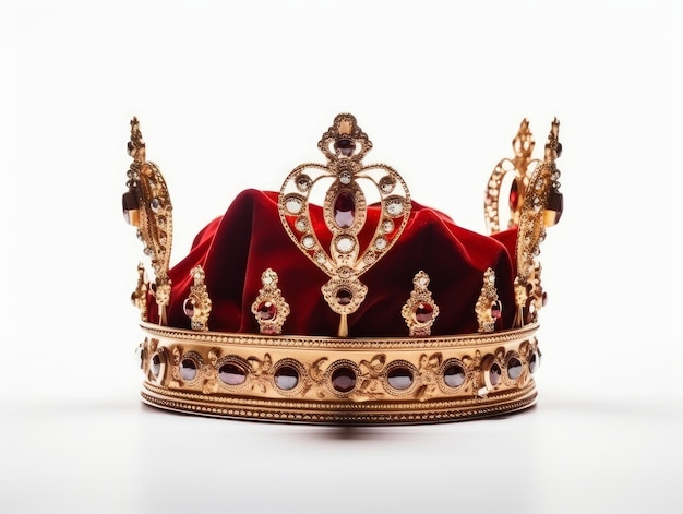 Crown on a white background