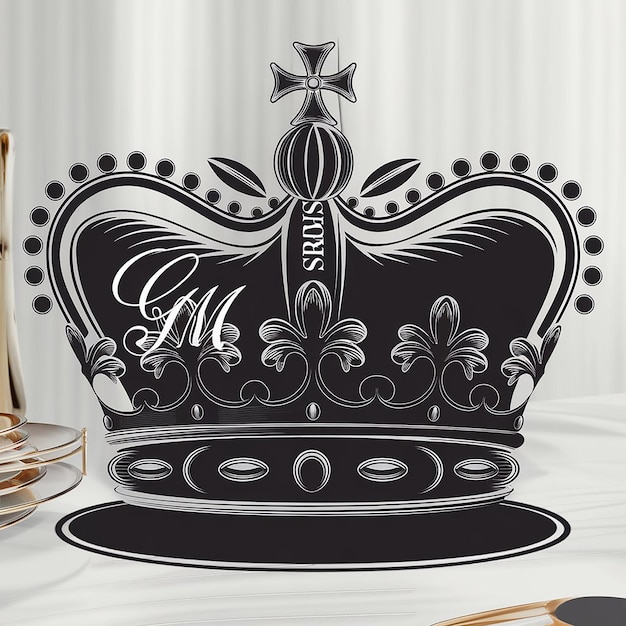 A crown with a crown that says crown