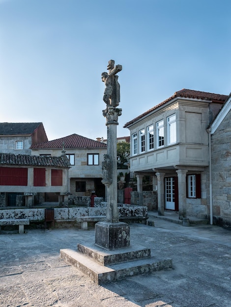 Crucero or stone cross in Combarro