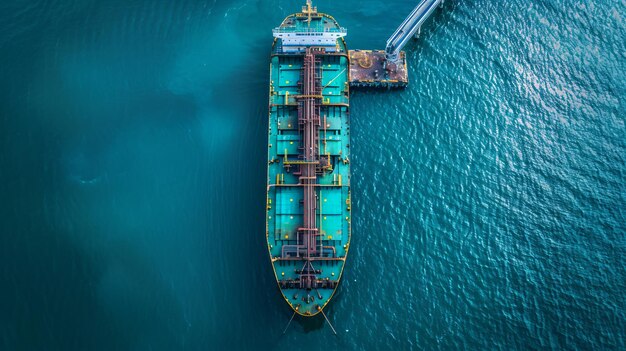 Crude Oil Floating Station in Sea with Bridge Pipeline