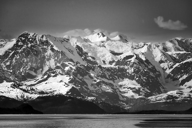 Cruise boat wake leaving Prince William Sound and Valdez