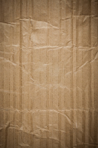 Crumpled brown cardboard texture.