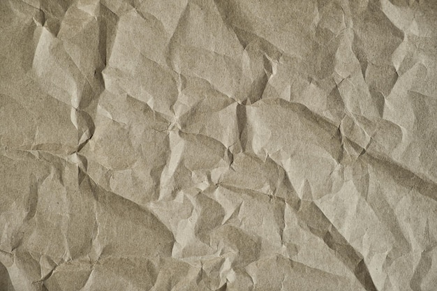 Crumpled craft paper texture texture Abstract background for design