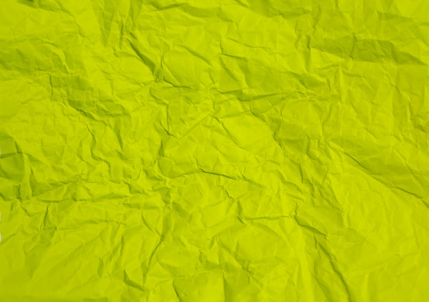 Crumpled green paper background texture