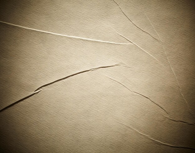 Crumpled kraft paper vignette background