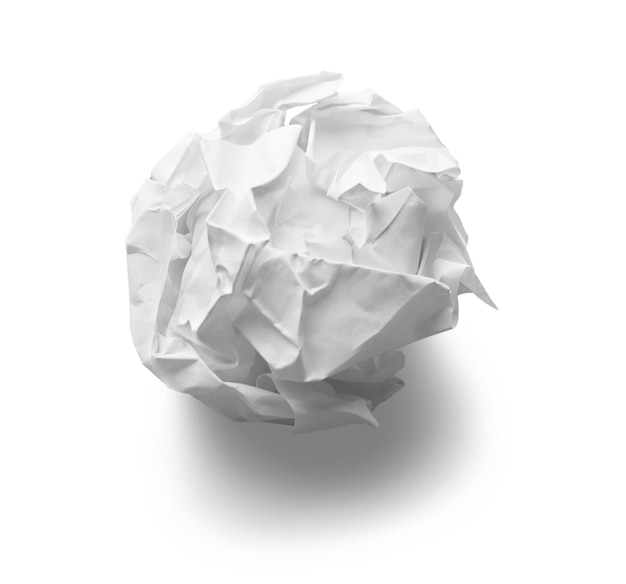 Crumpled Paper Ball