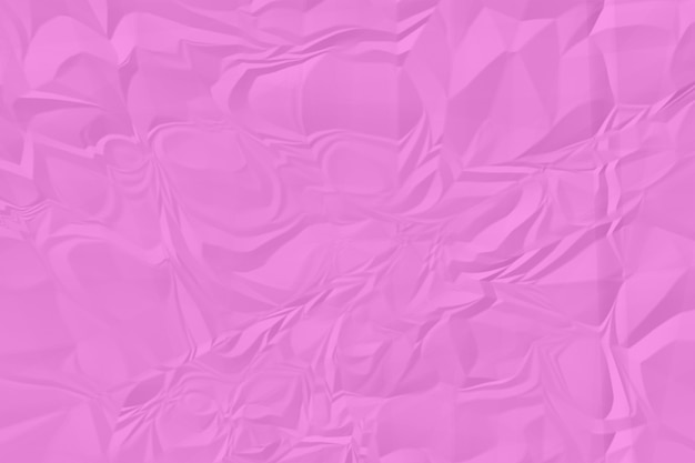 Crumpled pink paper background close up