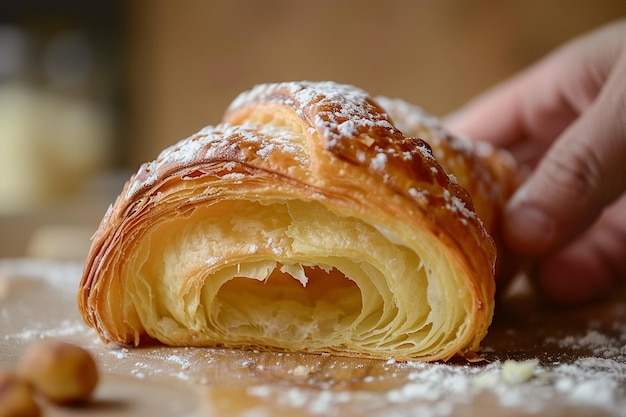 Crunching through the crust of a croissant with al generative ai