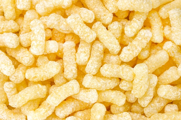 Crunchy corn sticks background