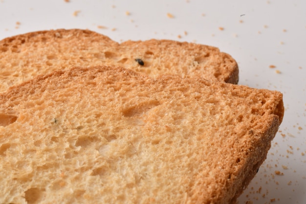 Crunchy Rusk or Toast for healthy life