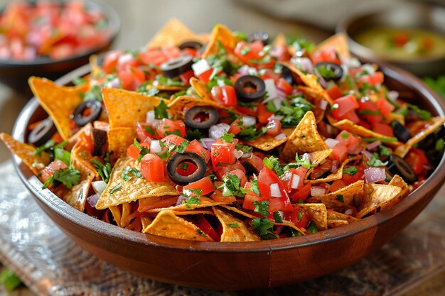 Photo crunchy texmex delight nacho heaven best nachos image