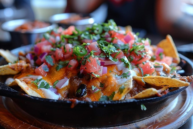 Photo crunchy texmex delight nacho heaven best nachos image