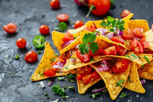 Photo crunchy texmex delight nacho heaven best nachos image