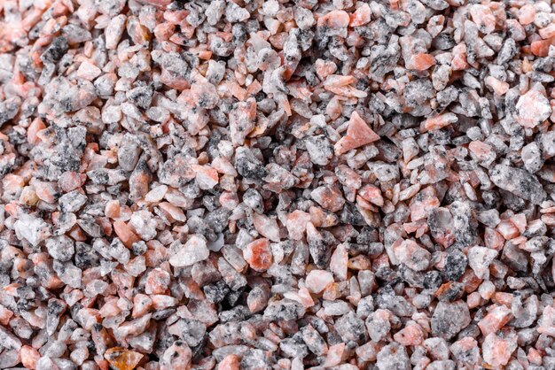 Crushed stone abstract textured background. Building material background