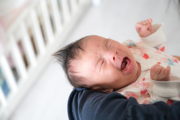 Crying japanese baby