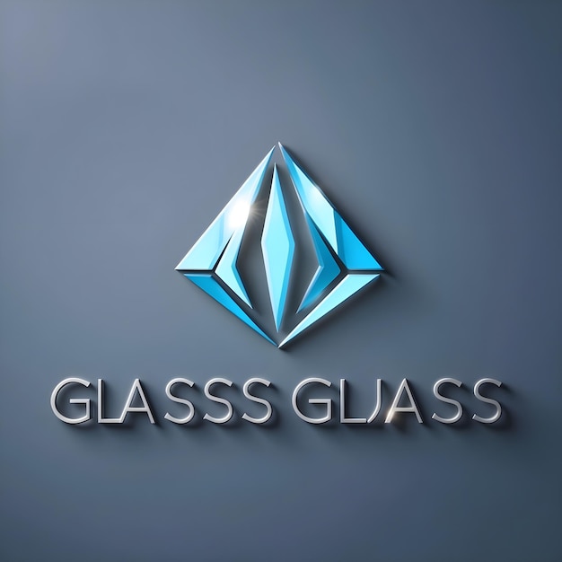 Crystal Clear Glass Logo Designs