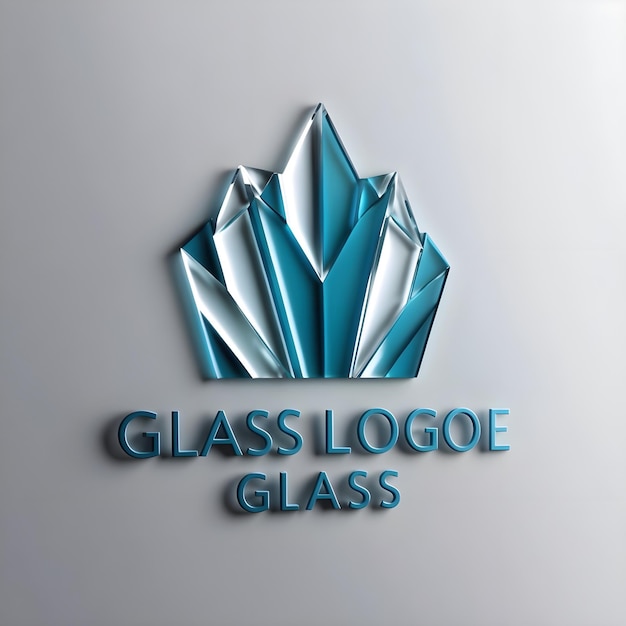 Crystal Clear Glass Logo Designs