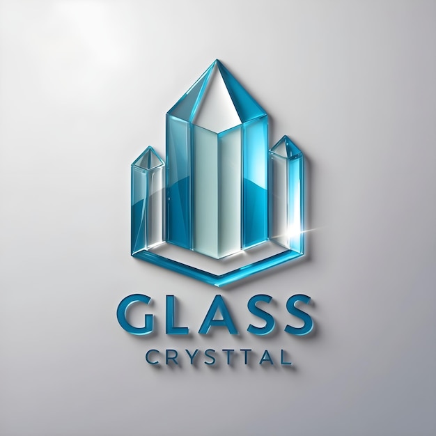 Crystal Clear Glass Logo Designs