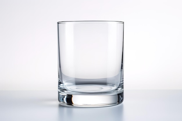 A Crystal Clear Glass Ready for a Refreshing Drink on a Clear PNG or White Background