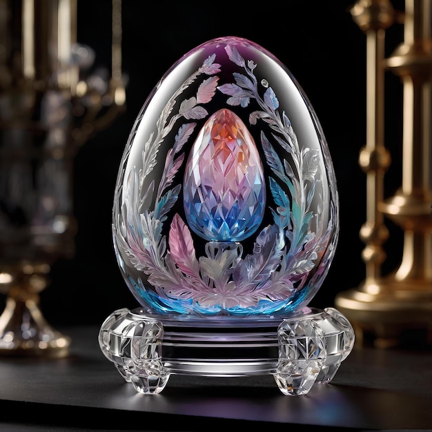 crystal egg hailing from FontainesenSologne