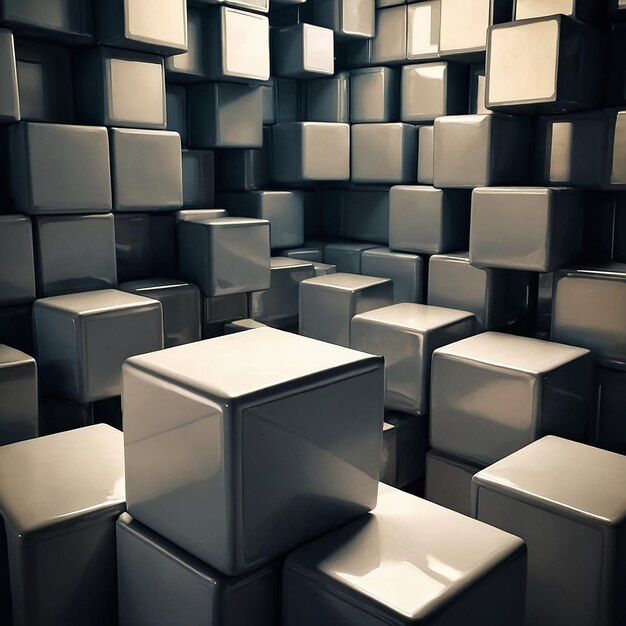 cubes and boxes efficiency background