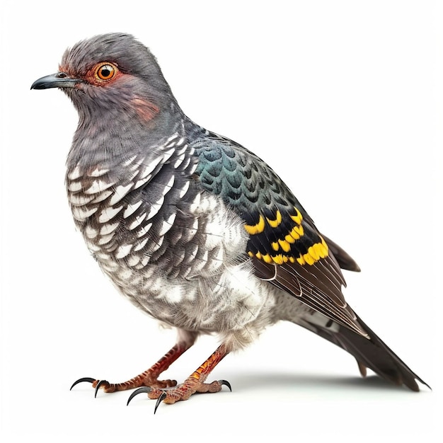 Cuckoo isolated on white background Generative AI