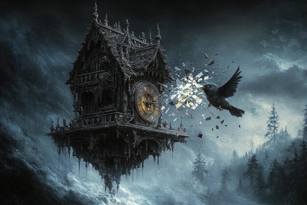 Cuckoo Shattered Echo Cuckoo clock