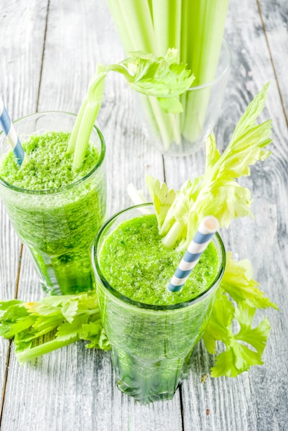 Cucumber and celery smoothie