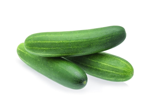 Cucumber isolated on white background