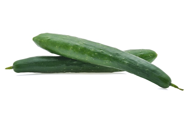 Cucumber isolated on white background