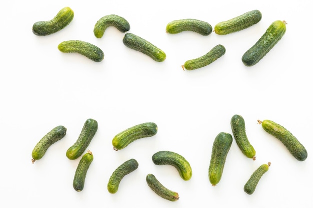 Cucumber isolated on white background