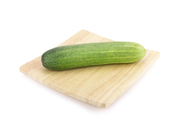 Cucumbers isolated on white